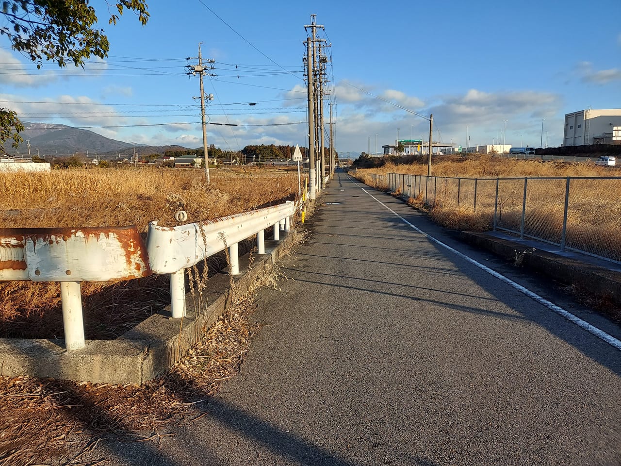 御首神社前道路