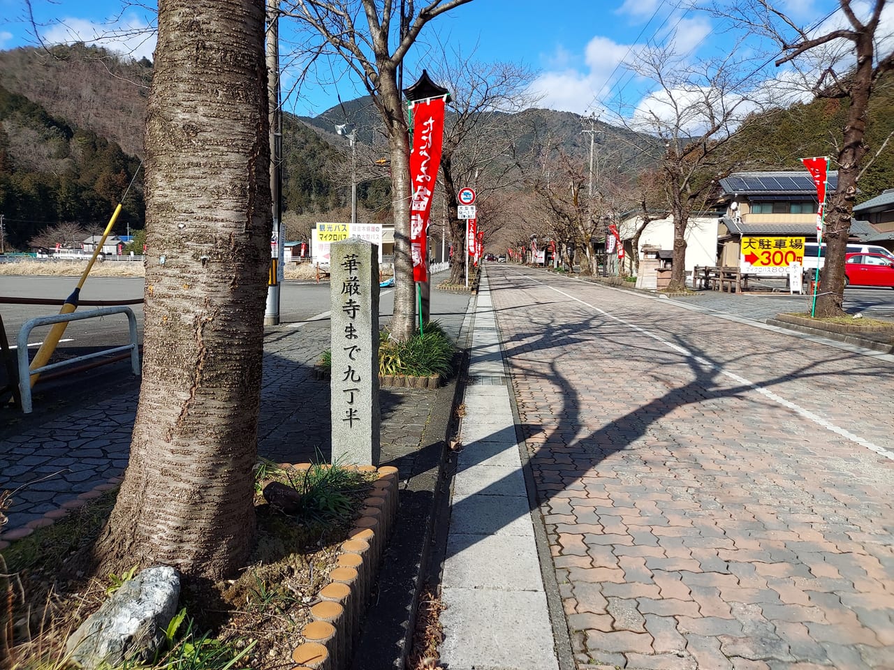 華厳寺参道