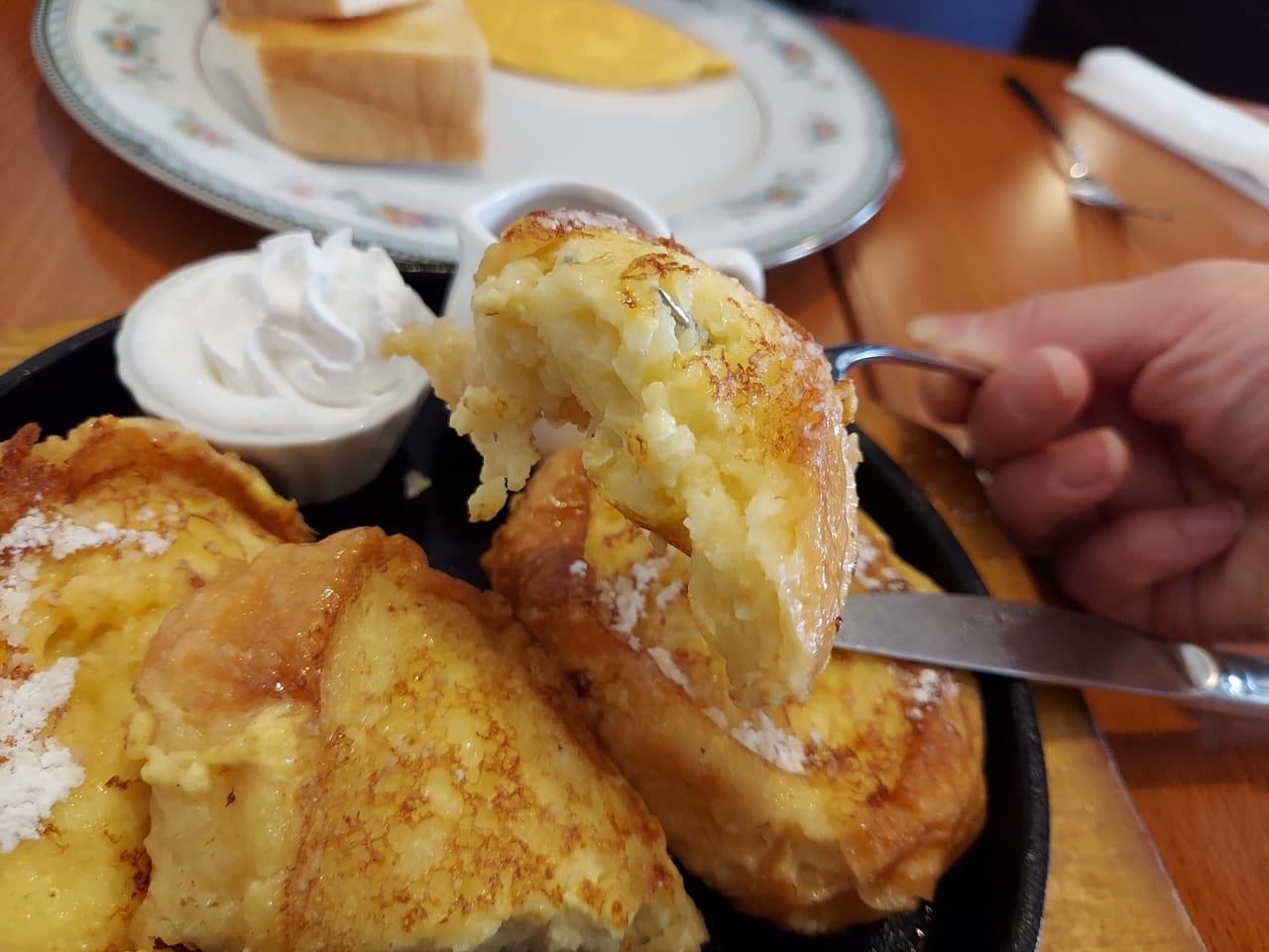 CAFE かぐら鉄板フレンチトースト