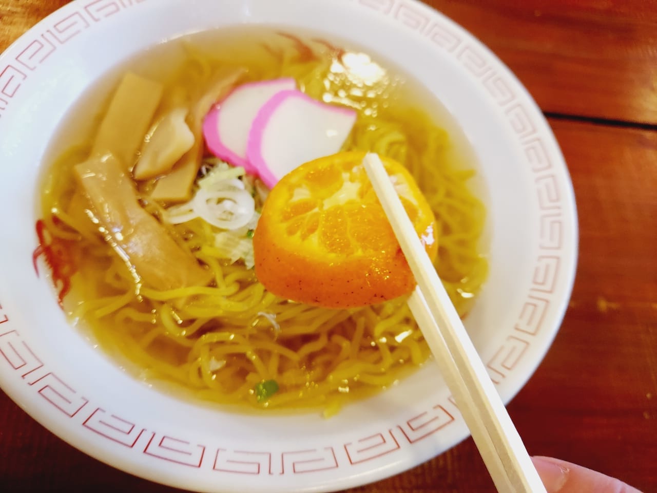 道の駅月見の里南濃みかんラーメン