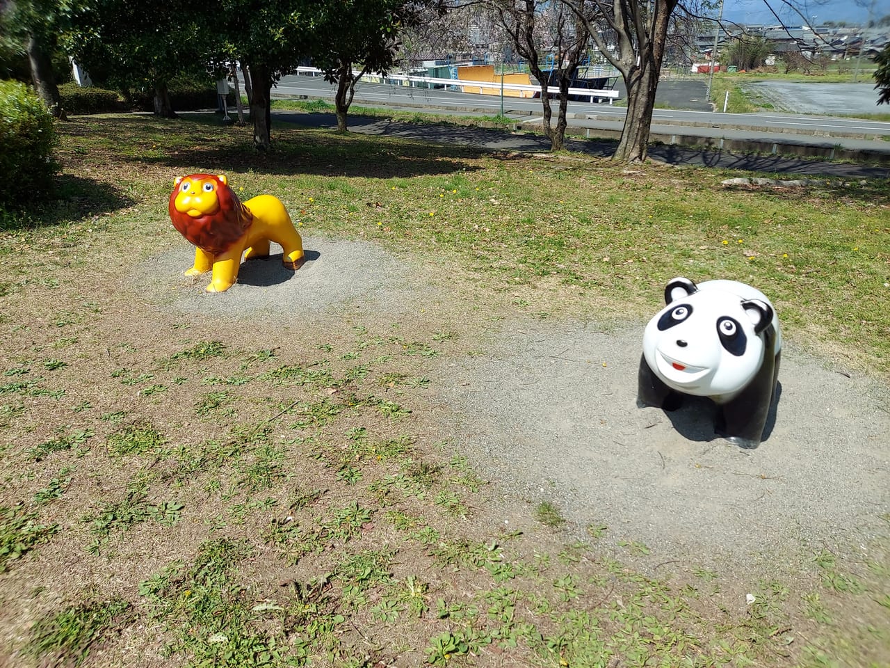 霞間ヶ渓スポーツ公園遊具