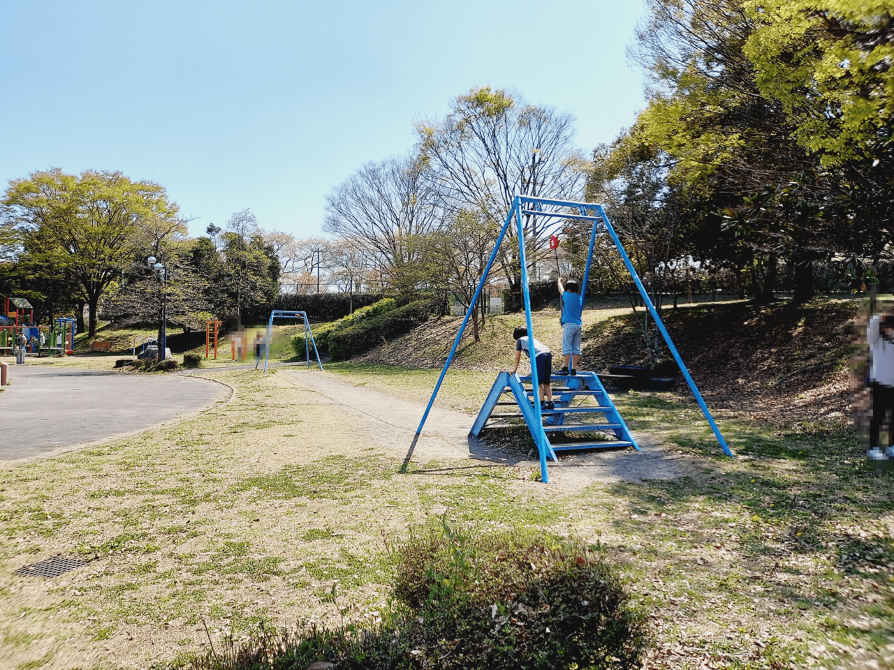 霞間ヶ渓スポーツ公園遊具