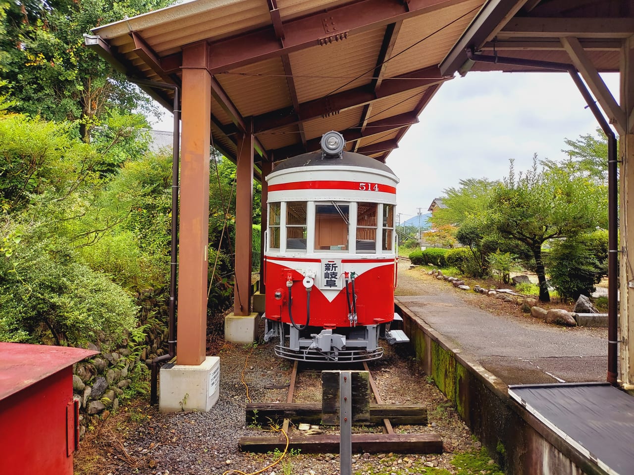 旧名古屋鉄道谷汲線谷汲駅車両