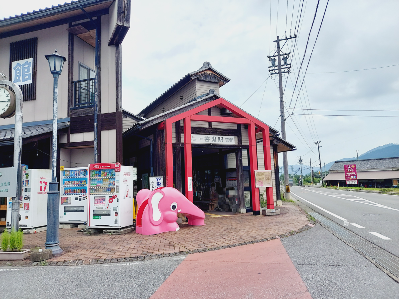 旧名古屋鉄道谷汲線谷汲駅外観