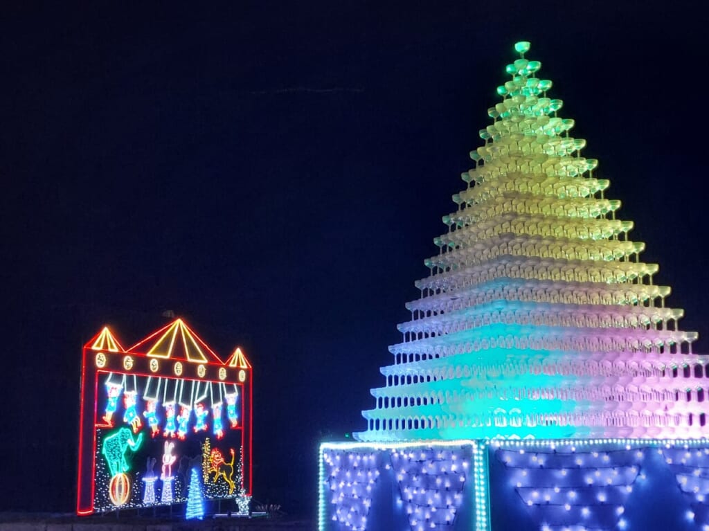 木曽三川公園センター　イルミネーション
