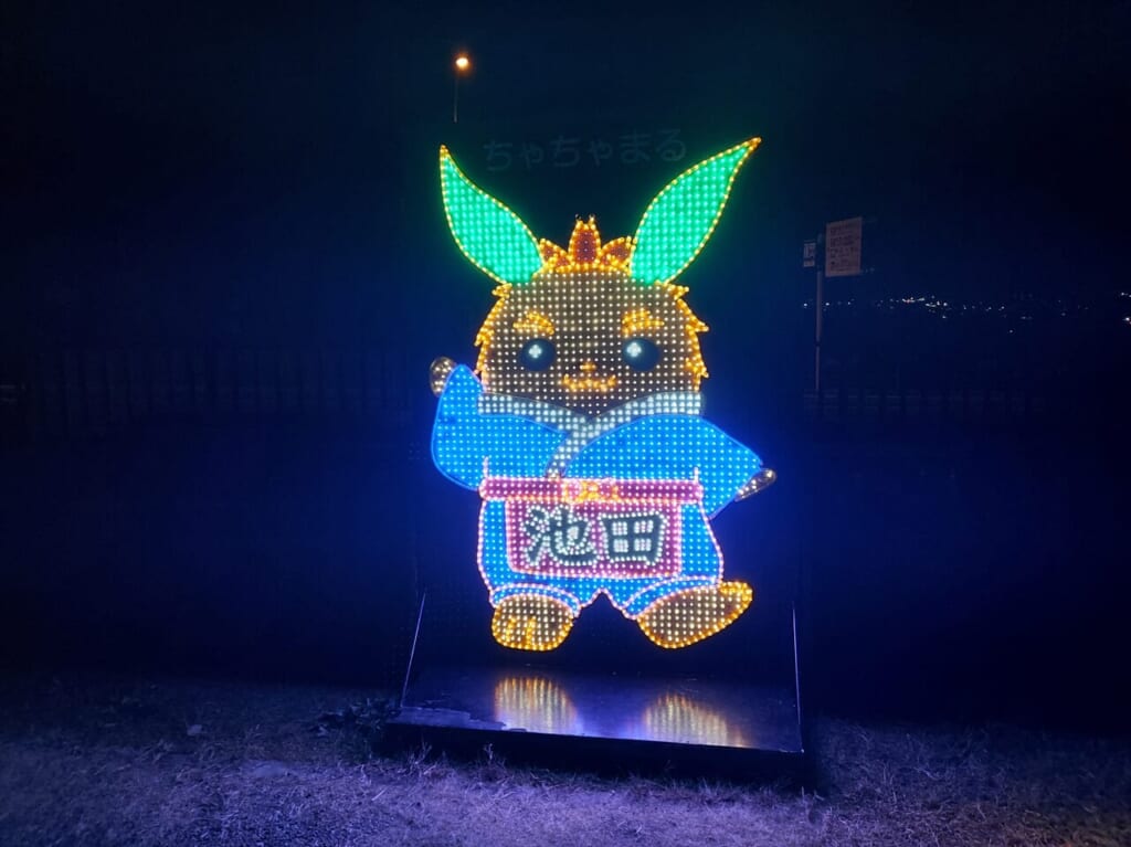 道の駅池田温泉イルミネーション