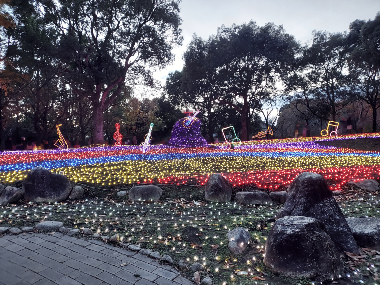 木曽三川公園センター　イルミネーション