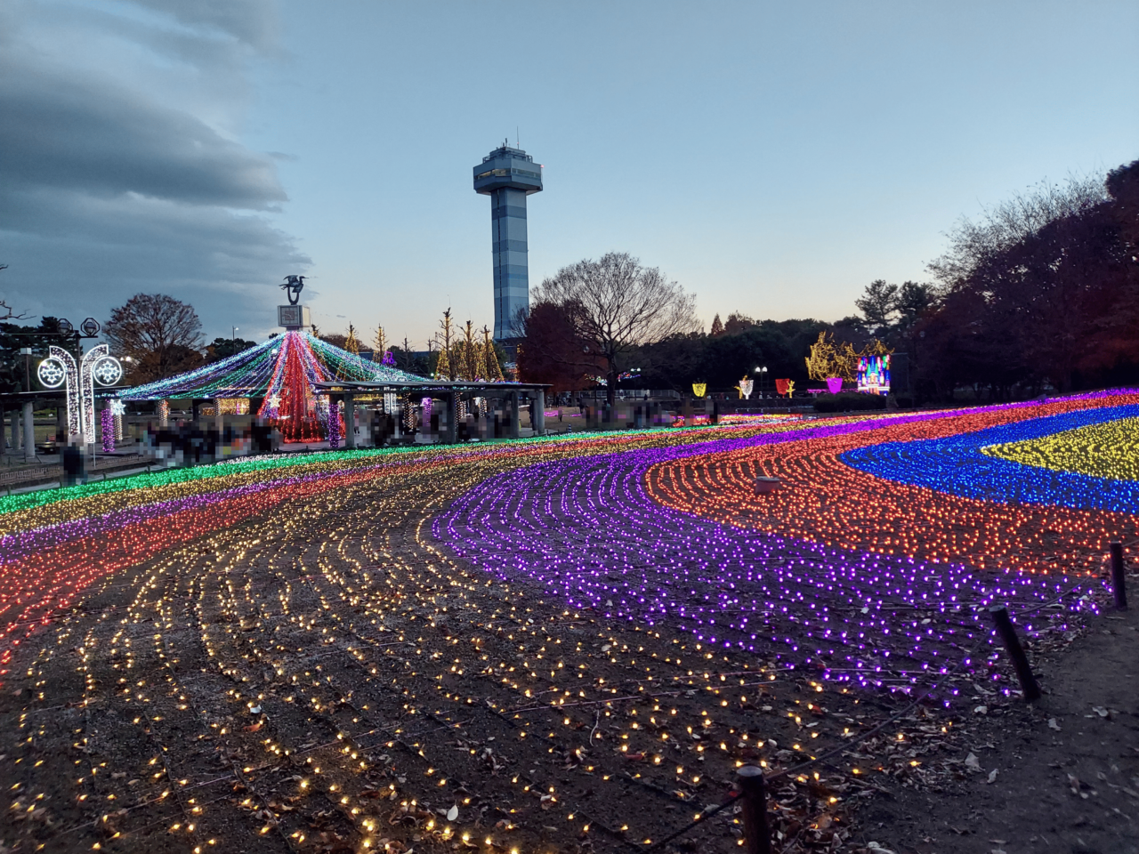 木曽三川公園センター　イルミネーション