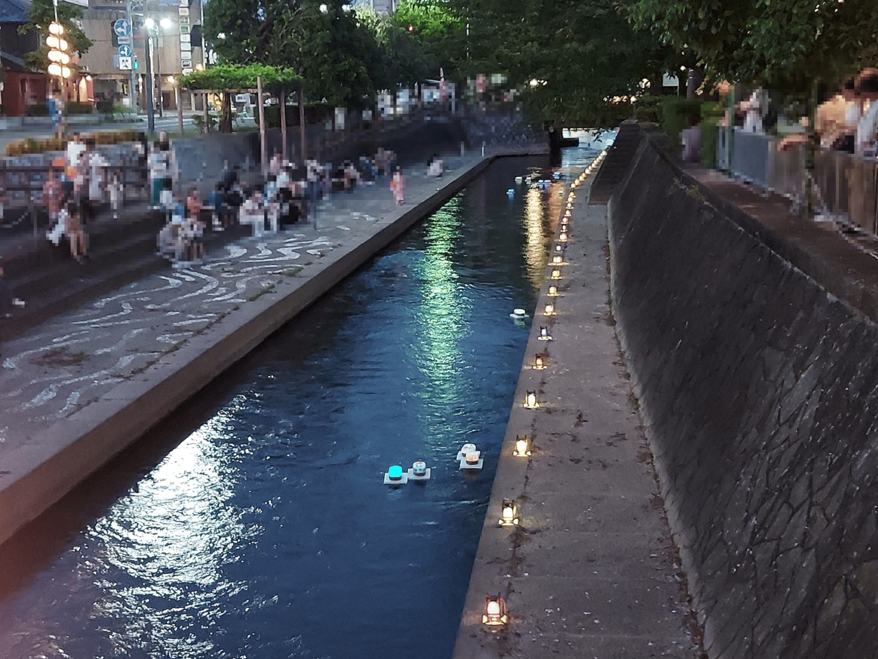 第40回水門川万灯流し